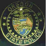 OREGON STATE POLICE PIN MINI PATCH PIN